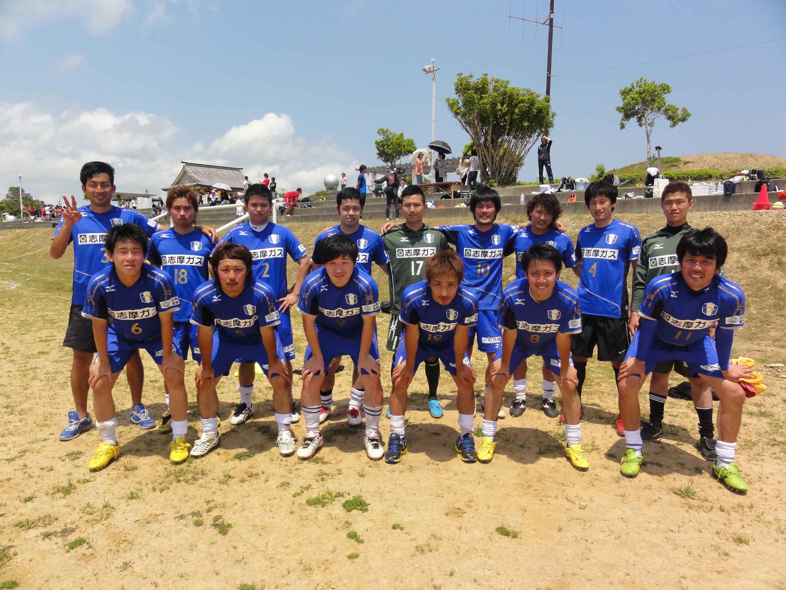 三重県社会人リーグ2部優勝（12勝0敗2分）→1部昇格