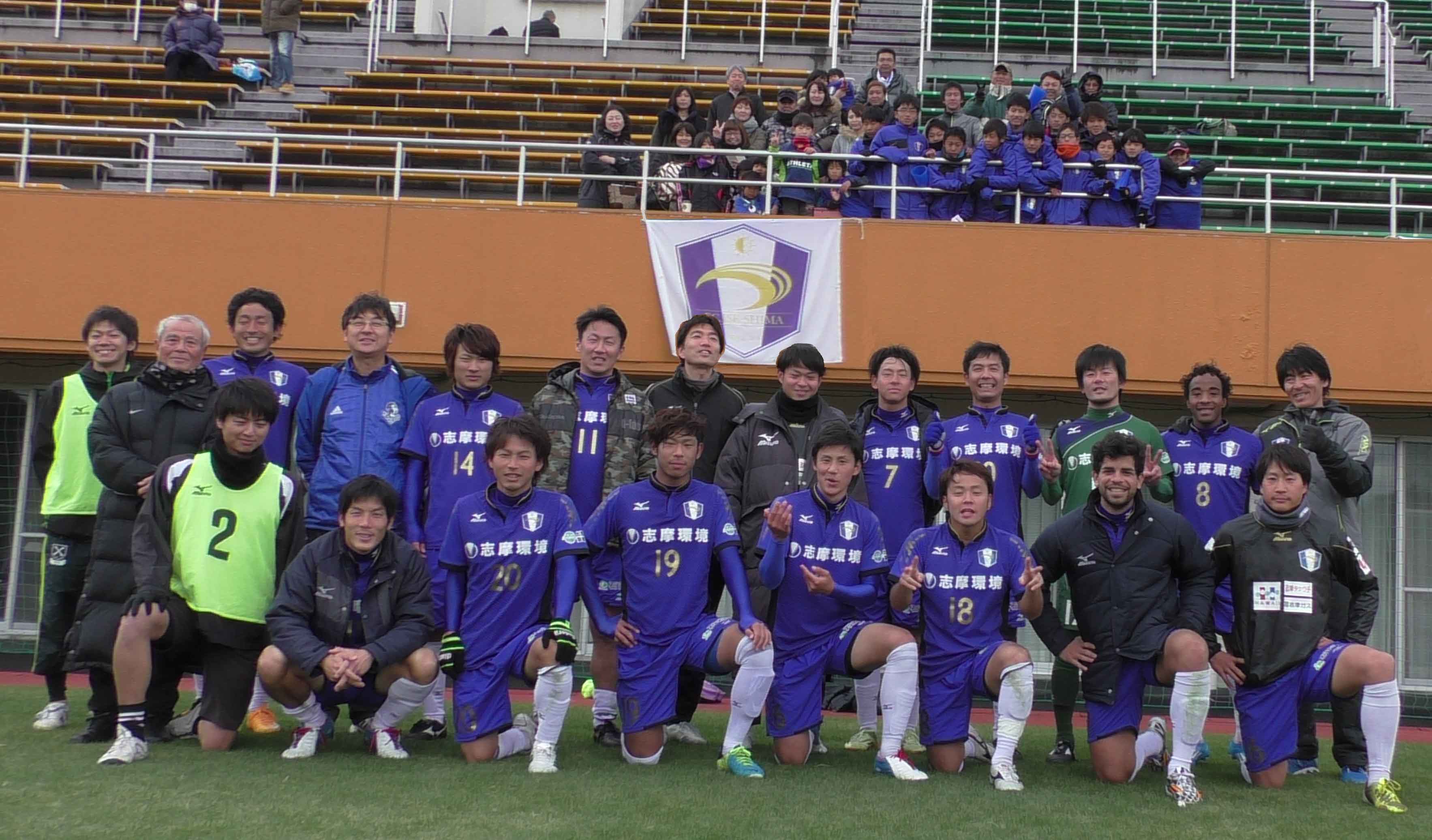 東海社会人サッカートーナメント大会（入替戦）　Aブロック優勝→東海社会人サッカーリーグ2部昇格決定