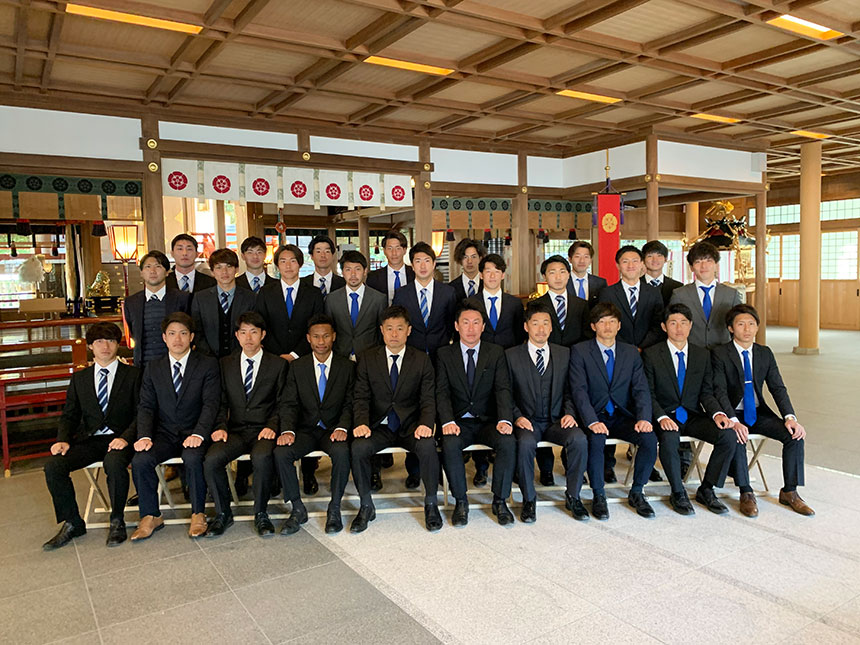 猿田彦神社にて必勝祈願参拝を実施